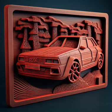 3D модель Audi RS 2 (STL)